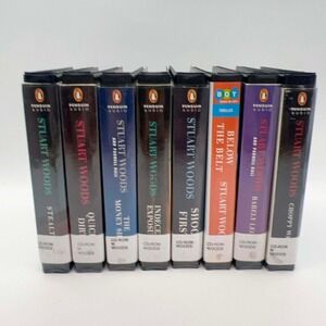 Stuart Woods Stone Barrington Audiobook CD Lot 8 Titles Unabridged Tony Roberts‎